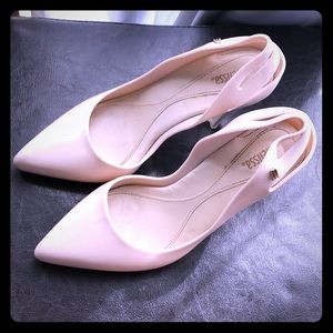 Melissa white heels